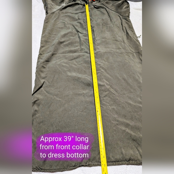 Joe Fresh size large army green straight dress, GUC - Picture 3 of 10